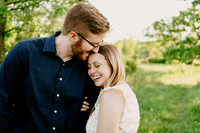 Tina + Kenny Engagement Session Fox Brook Park Brookfield Wi