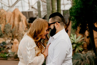 Micaela + Andre Engagement Session - Milwaukee Domes 2018